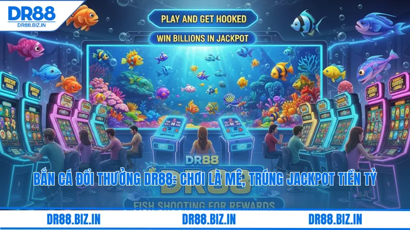 Bắn Cá Đổi Thưởng DR88: Chơi là mê, trúng Jackpot tiền tỷ