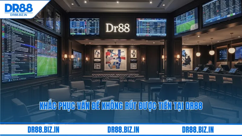 Khắc phục vấn đề không rút được tiền tại dr88