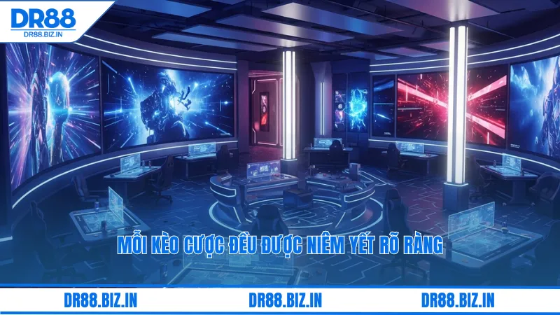 Mọi kèo cược đều được niêm yết rõ ràng