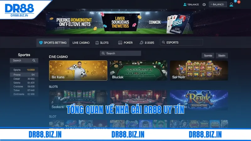 Giới thiệu DR88 - Tổng quan về nhà cái dr88 uy tín