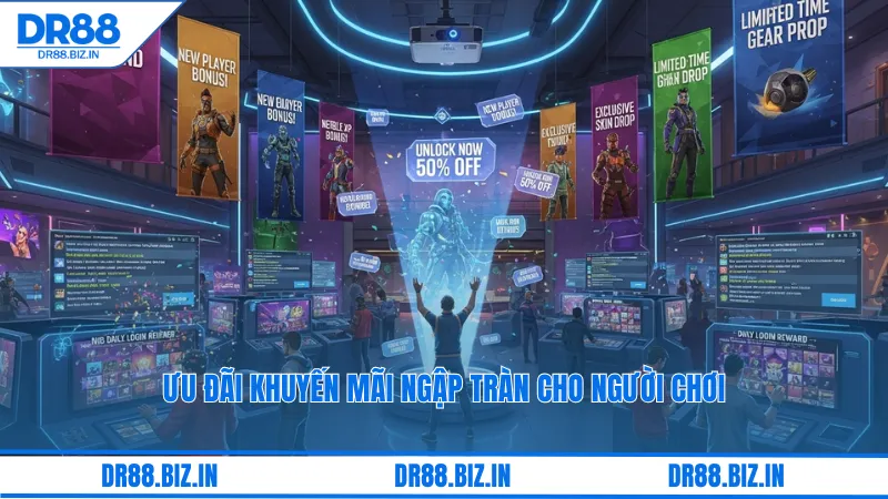 Ưu đãi khuyến mãi ngập tràn cho người chơi